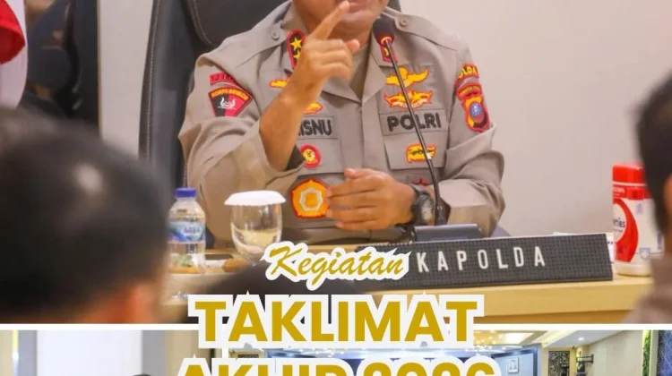Taklimat Akhir Polda Diikuti Kapolres Nias Selatan