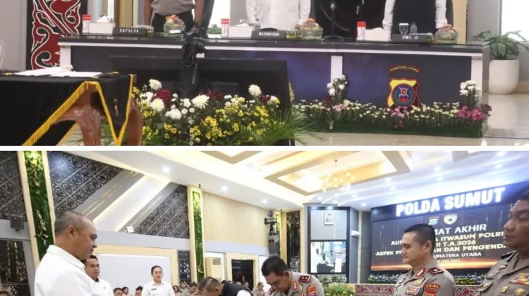 Taklimat Akhir Polda Diikuti Kapolres Nias Selatan