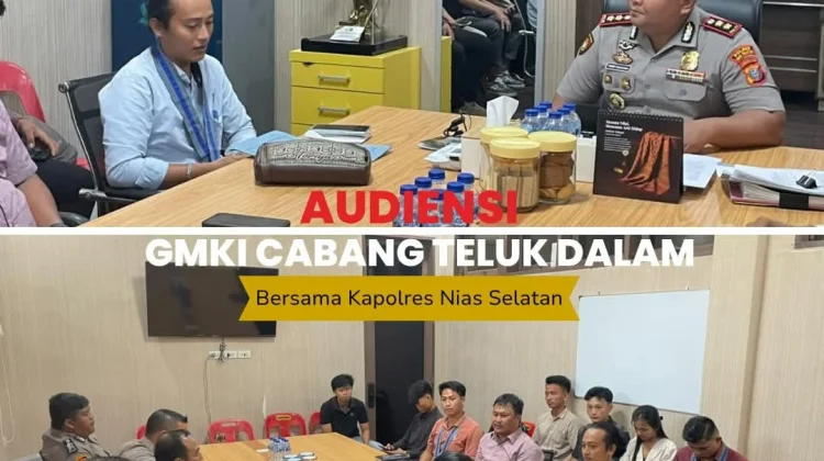 Kapolres Nias Selatan Terima Audiensi Pengurus GMKI