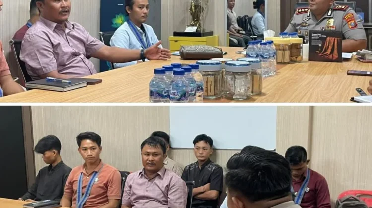 Kapolres Nias Selatan Terima Audiensi Pengurus GMKI