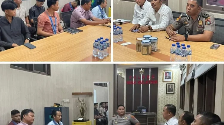 Kapolres Nias Selatan Terima Audiensi Pengurus GMKI