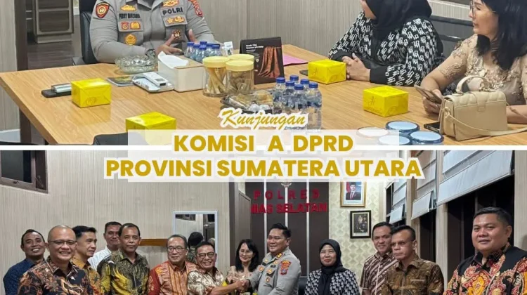 Polres Nias Selatan Sambut Kunjungan Kerja DPRD