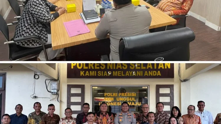 Polres Nias Selatan Sambut Kunjungan Kerja DPRD