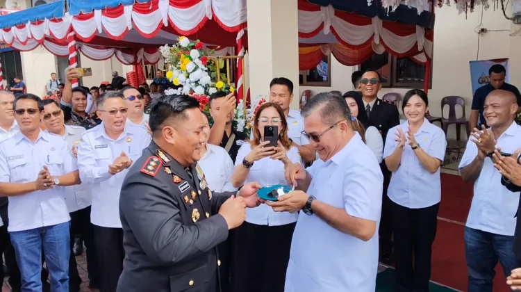 Suasana Akrab Terjalin pada Peringatan HUT Bhayangkara ke-80 Polres Nisel