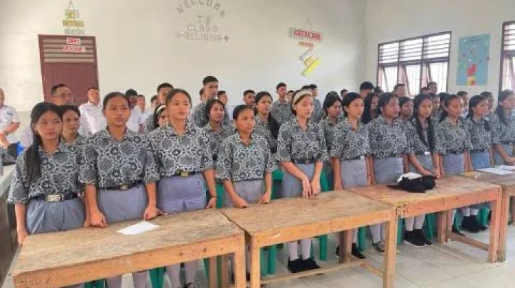 Sosialisasi Pendidikan Politik Tahun 2026 di SMA Negeri 1 Hilisalawa'ahe