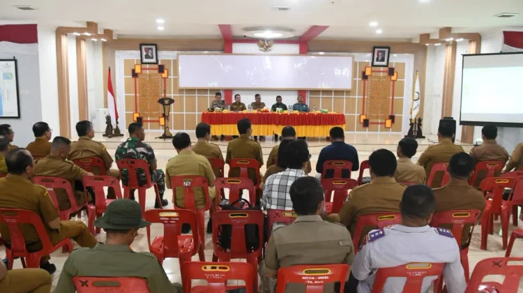 Bupati Nias Selatan, Sokhiatulo Laia Pimpin Rakor Tanggap Darurat Bencana
