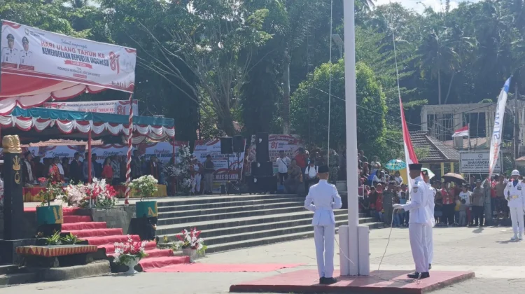 Upacara HUT KEMRI ke-81 di Kabupaten Nias Selatan