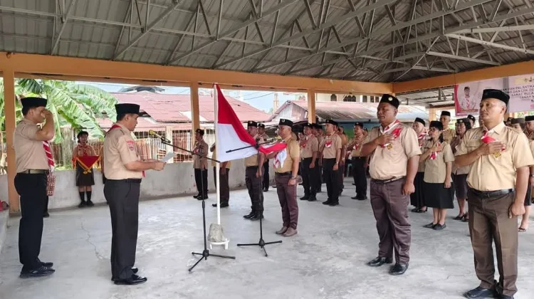 Wabup Nisel Lantik Pengurus Kwartir Ranting Gerakan Pramuka Kepulauan Batu