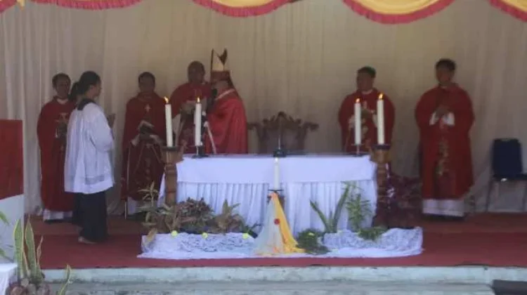 Wabup Nisel Hadiri Perayaan Pesta Pelindung Paroki St. Maria Ratu Surga Togizita