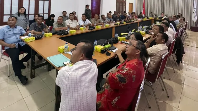 Pj Sekda Nias Selatan Pimpin Rakor Camat