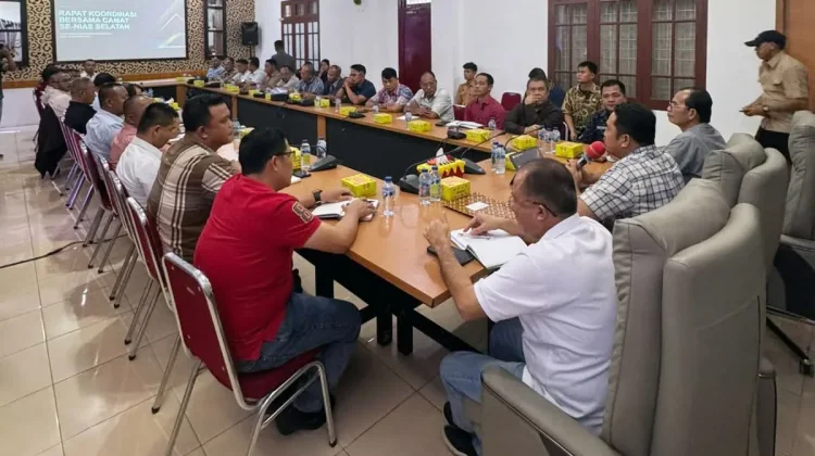 Pj Sekda Nias Selatan Pimpin Rakor Camat