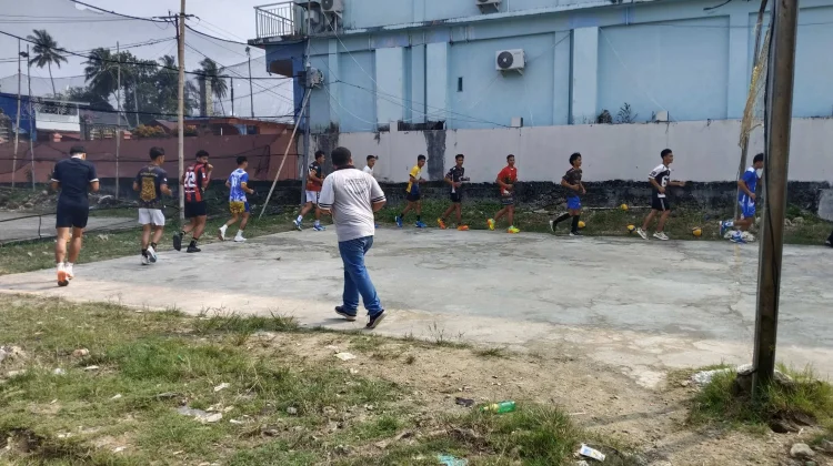Suasana Seleksi Atlet Voli Nisel Tahap II menuju Porprovsu 2026
