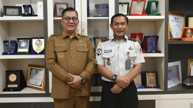 Bupati Nisel Terima Kunjungan Kalapas Telda Rikie Umbaran