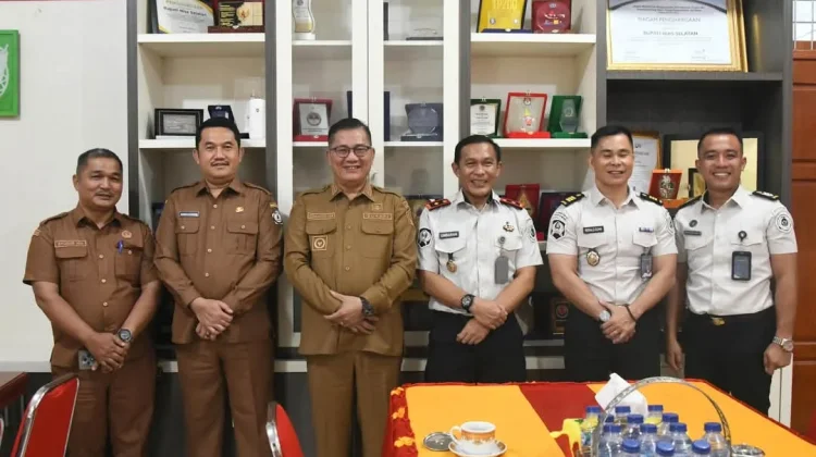 Bupati Nisel Terima Kunjungan Kalapas Telda Rikie Umbaran