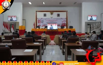 Rapat Paripurna DPRD Nisel untuk Mendengarkan Pidato Presiden jelang HUT KEMRI