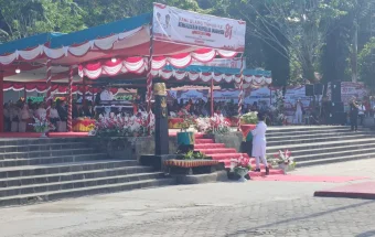 Upacara HUT KEMRI ke-81 di Kabupaten Nias Selatan
