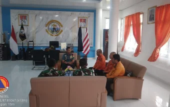 BPBD Nias Selatan dan Lanal Nias Perkuat Sinergi Penanggulangan Bencana