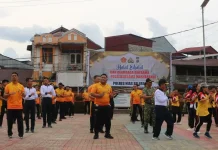 Halal Bihalal Polres Nisel Bersama TNI dan Masyarakat