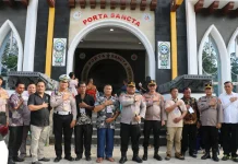 Pengamanan Ibadah Jumat Agung Nias Selatan Berjalan Aman