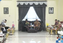 Sekda Ikhtiar Duha Pimpin Entry Meeting BPK Sumut