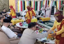 Suasana Halal Bihalal dan Tepung Tawar Kemenag Nisel