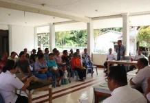 Wakapolres Nias Selatan Hadiri Sosialisasi Perbaikan Rumah Bencana