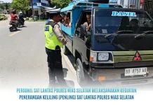 Sat Lantas Polres Nias Selatan Sosialisasi Tertib Lalu Lintas