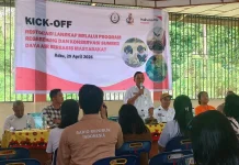 Tanam Pohon Endemik Nias di Desa Ete Batu Kecamatan Fanayama