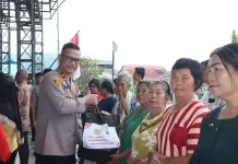 Polres Nias Selatan Kawal Peringatan Hari Buruh Nasional