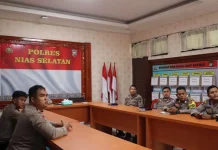 Polres Nias Selatan Evaluasi Operasional Aplikasi BOS V2