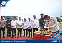 Bupati Nisel Hadiri Upacara Pembukaan Karbak TNI AD 2026 di Kepulauan Nias