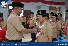 Wabup Nias Selatan Lantik Pengurus Pramuka Tujuh Kecamatan