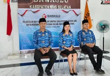 Bawaslu Nias Selatan Lantik Tiga Pejabat Fungsional