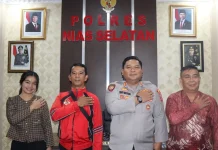 Kapolres Nias Selatan Dukung Atlet Karate Piala Presiden