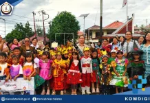 Bunda PAUD Nias Selatan Lepas Karnaval TKK