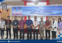 Bupati Sokhiatulo Membuka Bimtek Aplikasi Sumut Net