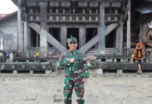 Kunjungan Tim Itjenad Mabesad ke Desa Bawomataluo