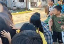 Tiba di Mesjid Al-Jihad Lagundri, Sapi Qurban Bantuan Presiden jadi Tontonan Warga