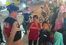 Polsek Pulau-pulau Batu Amankan Pawai Malam Takbiran