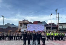 Polres Nias Selatan Gelar Upacara Hari Pancasila