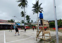 Pertandingan Perdana Turnamen Voli UNIRAYA Cup II