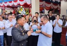 Suasana Akrab Terjalin pada Peringatan HUT Bhayangkara ke-80 Polres Nisel