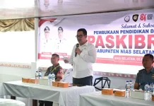 Pusdiklat Paskibraka Nias Selatan 2026 Resmi Dibuka