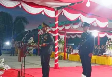 Upacara Taptu dan Pawai Obor Sambut HUT KEMRI ke-81 di Nisel