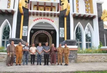 Bupati Nias Selatan Tinjau Pembangunan Gereja PHKY