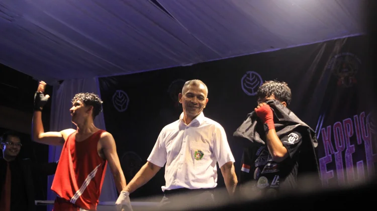 Deretan Momen Sengit Warnai Pertandingan Tinju Komunitas Kopigo Fight Club