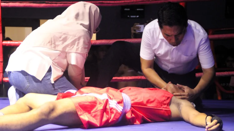 Deretan Momen Sengit Warnai Pertandingan Tinju Komunitas Kopigo Fight Club