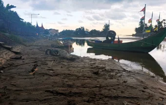 Perahu Nelayan Kerap Kandas akibat Pendangkalan Muaro Ulak Karang
