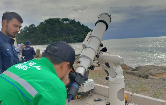 Pemantauan Hilal Penetapan Awal Ramadan di Sumbar