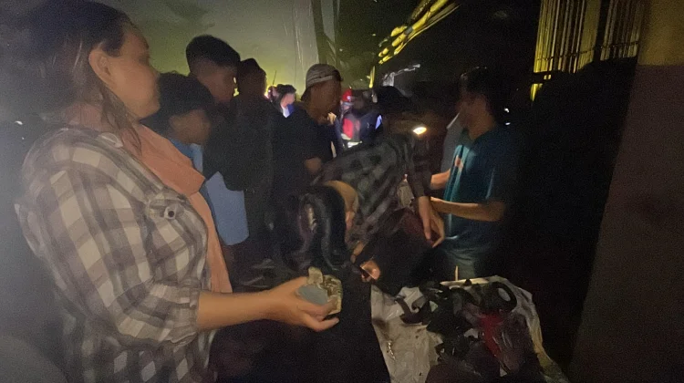 Potret Kebakaran Enam Rumah di Parwasal Pontianak Utara